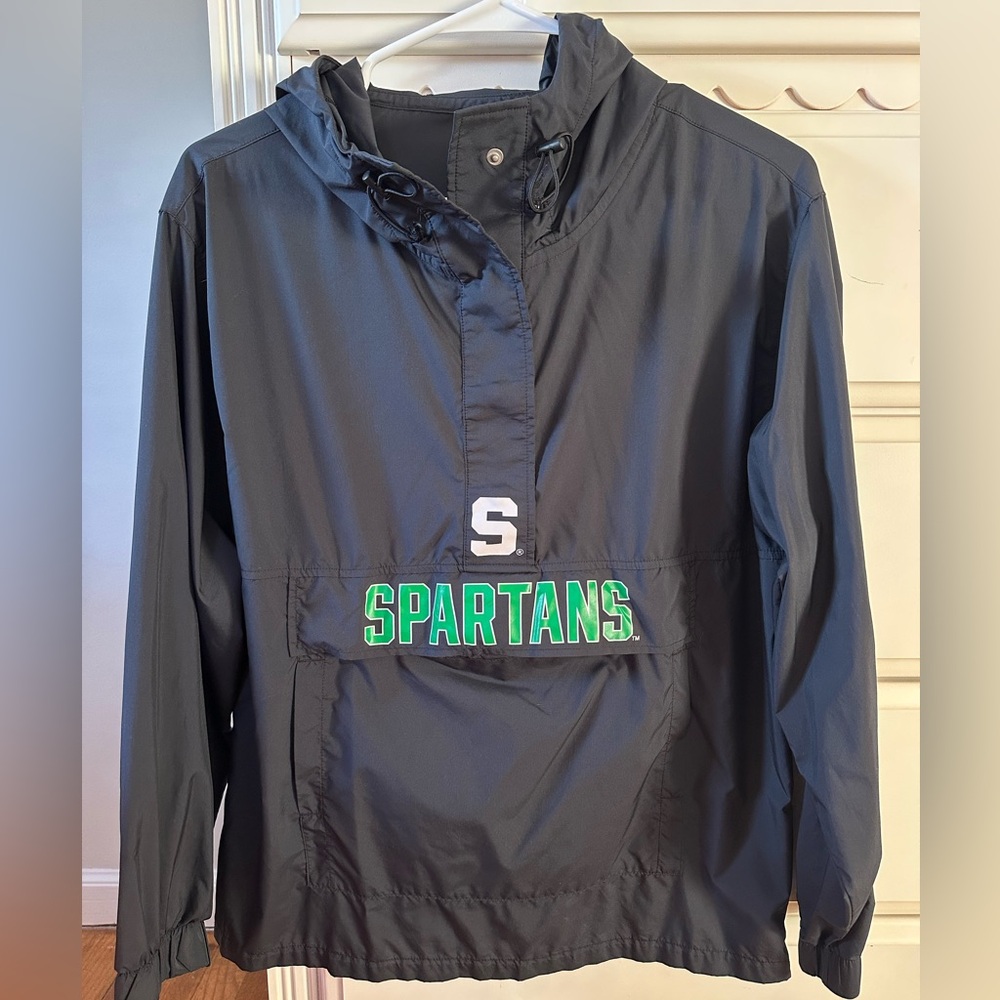 PINK MSU windbreaker